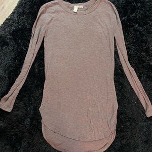 Abound Long Sleeve Sheer Tunic
